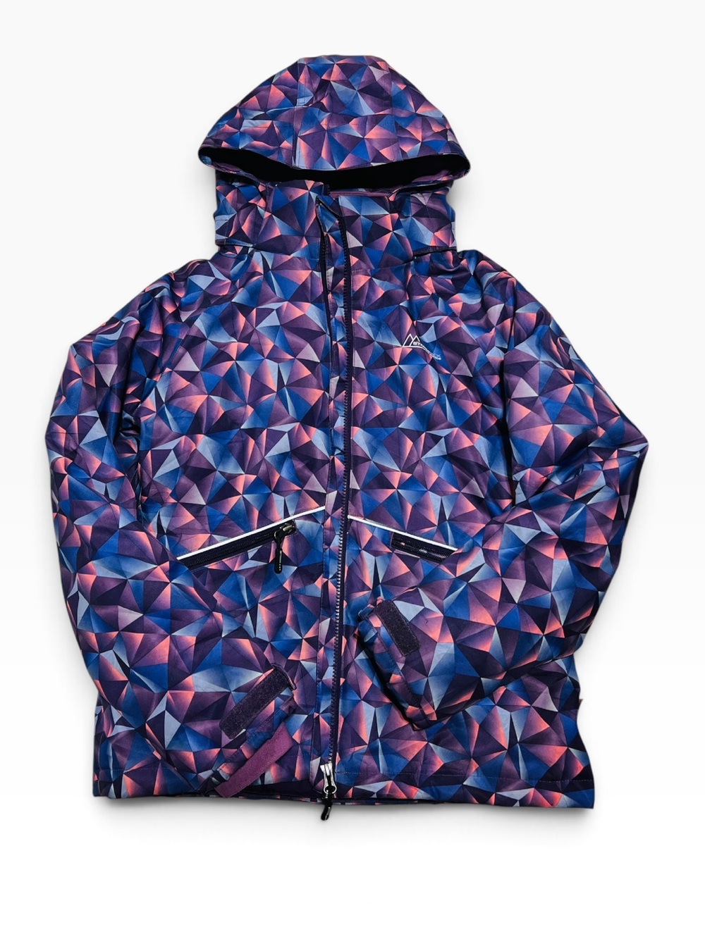 Sunice Kids Hooded Puffer Jacket - Purple Blue Pink